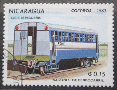 Poštová známka Nikaragua 1983 Vagón Mi# 2387