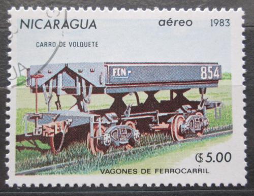 Poštová známka Nikaragua 1983 Vagón Mi# 2392