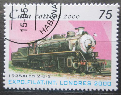Poštová známka Kuba 2000 Parní lokomotíva Mi# 4274