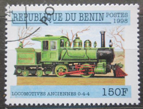 Poštová známka Benin 1998 Parní lokomotíva Mi# 1025