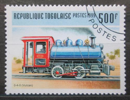 Poštová známka Togo 1999 Parní lokomotíva Mi# 2814