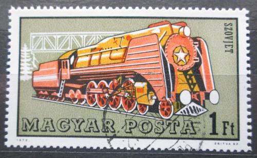 Potov znmka Maarsko 1972 Sovtsk lokomotva Mi# 2733 - zvi obrzok
