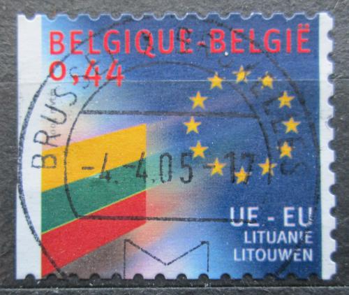 Potov znmka Belgicko 2004 Vlajka Litvy Mi# 3346