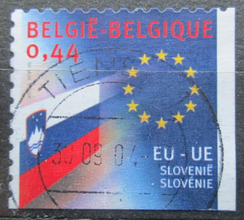 Potov znmka Belgicko 2004 Vlajka Slovinska Mi# 3351
