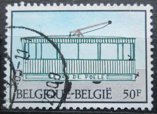 Poštová známka Belgicko 1983 Historická tramvaj Mi# 2133
