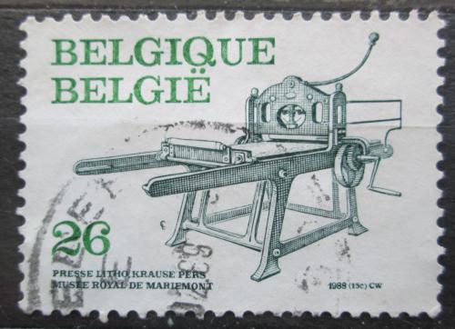 Poštová známka Belgicko 1988 Tiskaøský stroj Mi# 2363