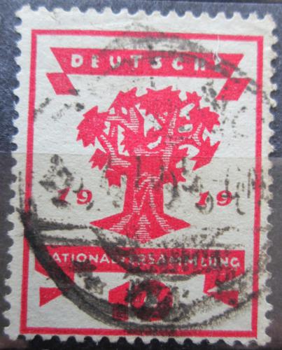 Poštová známka Nemecko 1919 Strom Mi# 107