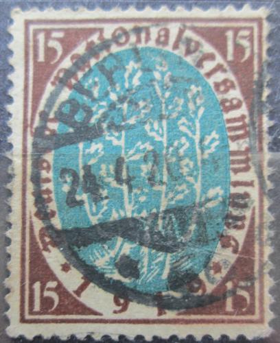 Poštová známka Nemecko 1919 Strom Mi# 108 