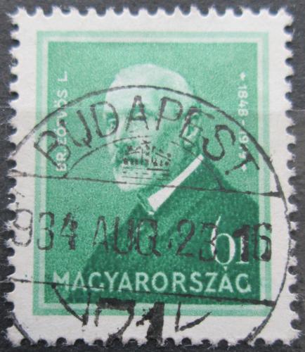 Poštová známka Maïarsko 1932 Baron Loránd Eötvös, fyzik Mi# 492