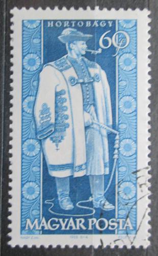 Poštová známka Maïarsko 1963 ¼udový kroj Hortobágy Mi# 1957