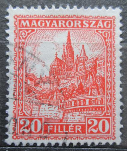 Poštová známka Maïarsko 1926 Rybáøská bašta v Budapešti Mi# 419