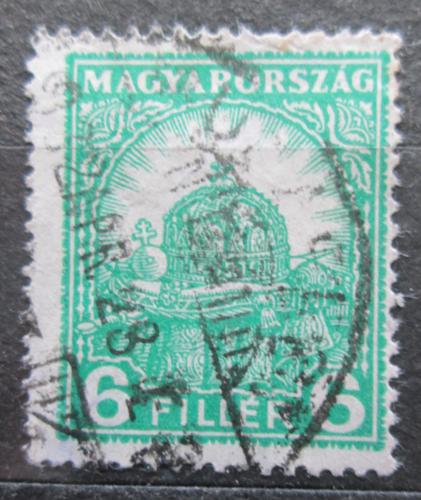Poštová známka Maïarsko 1926 Štìpánská koruna Mi# 415