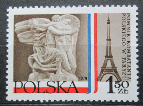 Poštová známka Po¾sko 1978 Polští vojáci ve Francii Mi# 2583