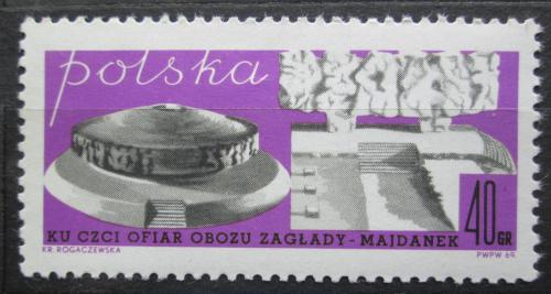 Poštová známka Po¾sko 1969 Váleèný pamätník Majdanek Mi# 1950