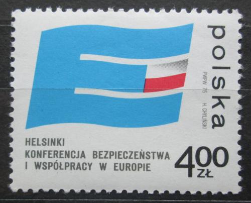 Poštová známka Po¾sko 1975 Konference bezpeènosti v Helsinkách Mi# 2391