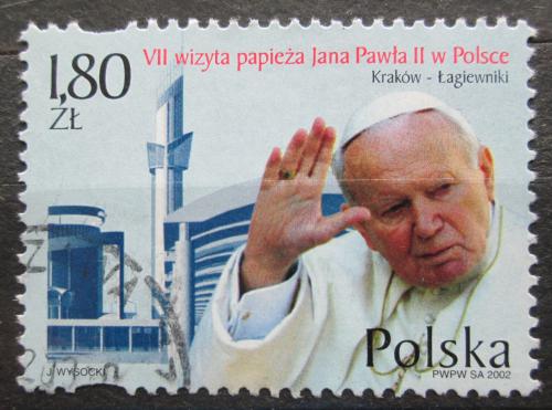 Poštová známka Po¾sko 2002 Návštìva papeže Jana Pavla II. Mi# 3985