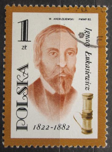 Poštová známka Po¾sko 1982 Ignacy Lukasiewicz, lékárník Mi# 2799