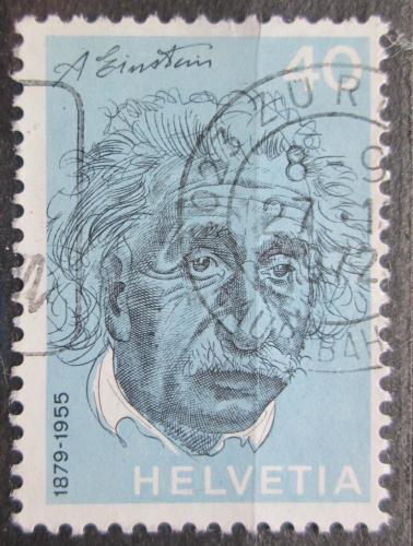 Poštová známka Švýcarsko 1972 Albert Einstein Mi# 982