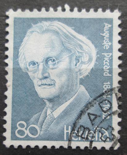 Poštová známka Švýcarsko 1978 Auguste Piccard, fyzik Mi# 1140