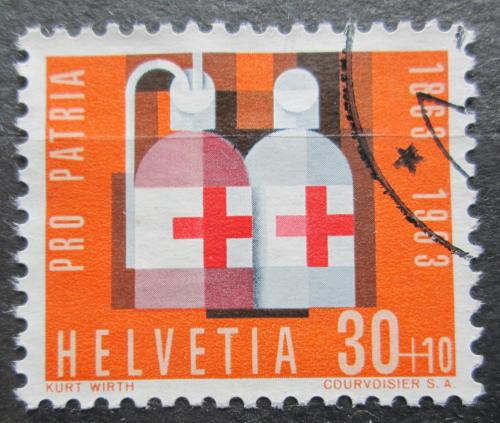 Poštová známka Švýcarsko 1963 Èervený kríž Mi# 778