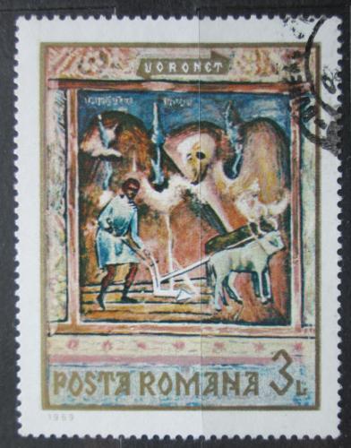 Potov znmka Rumunsko 1969 Moldavsk umenie Mi# 2819