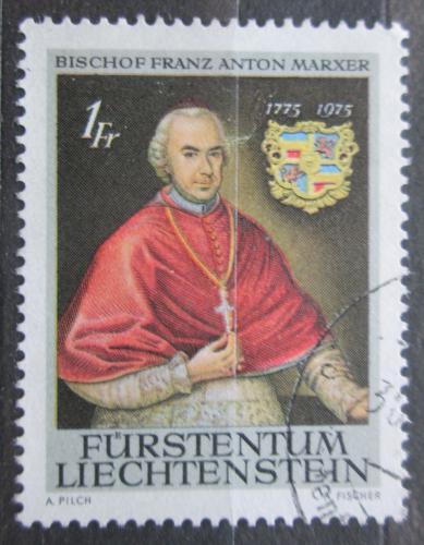 Poštová známka Lichtenštajnsko 1974 Biskup Franz Anton Marxer Mi# 613