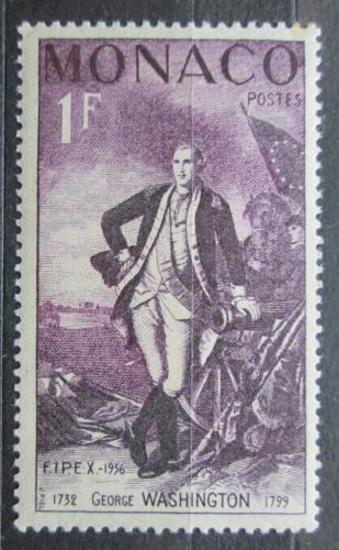 Poštová známka Monako 1956 George Washington Mi# 527