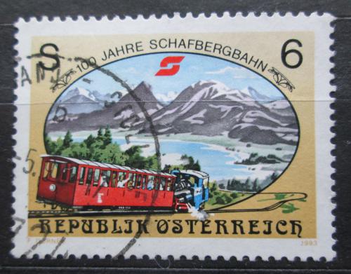 Poštová známka Rakúsko 1993 Lokomotíva u Wolfgangsee Mi# 2104