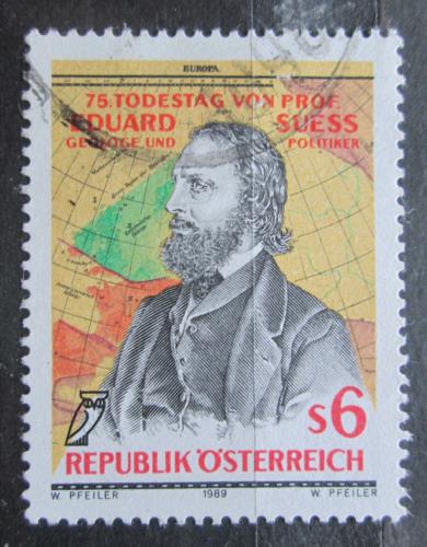 Poštová známka Rakúsko 1989 Eduard Suess, geolog Mi# 1951