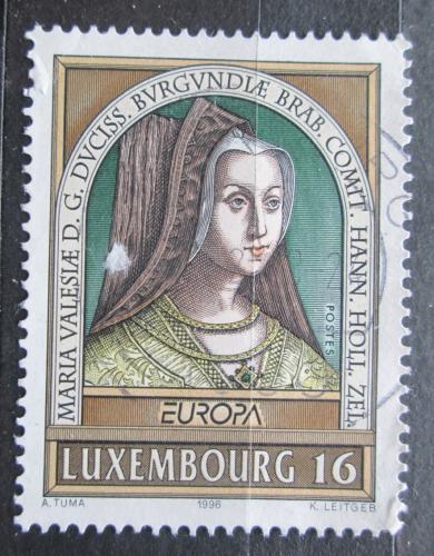 Poštovní známka Lucembursko 1996 Marie Burgundská Mi# 1390