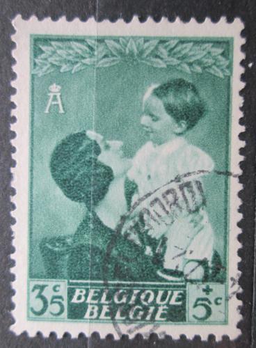 Poštová známka Belgicko 1937 Krá¾ovna Astrid a princ Baudouin Mi# 445