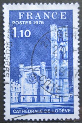 Poštová známka Francúzsko 1976 Katedrála Lodève Mi# 1999