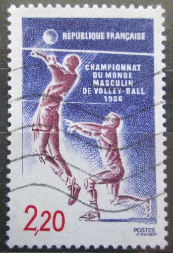 Poštová známka Francúzsko 1986 MS ve volejbale Mi# 2550