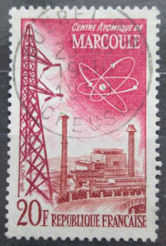 Poštová známka Francúzsko 1959 Jaderné centrum Mi# 1248