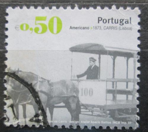 Poštová známka Portugalsko 2007 Povoz tažený koòmi Mi# 3149