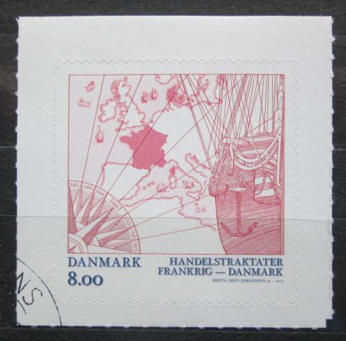 Poštová známka Dánsko 2013 Mapa Mi# 1761