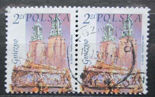 Poštové známky Po¾sko 2002 Kostel v Hnìzdnu pár Mi# 3955