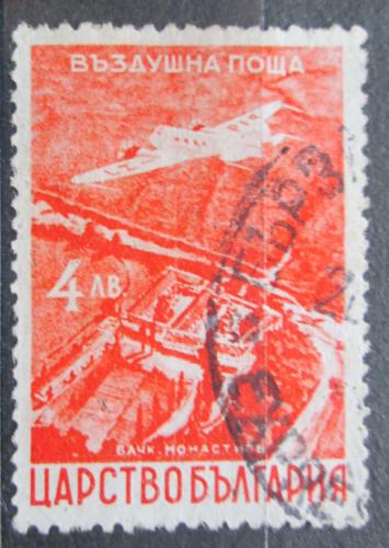 Potov znmka Bulharsko 1940 letadlo nad klterem Bakovo Mi# 379