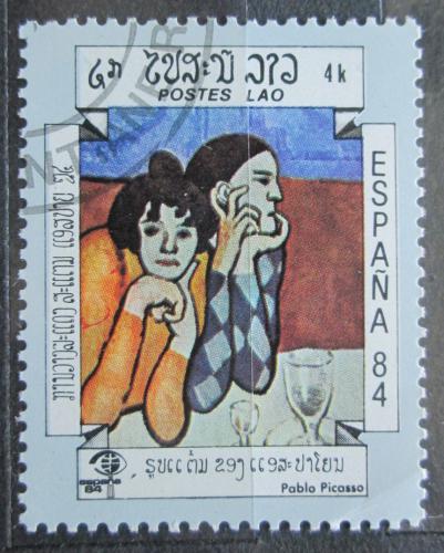 Poštová známka Laos 1984 Umenie, Pablo Picasso Mi# 740