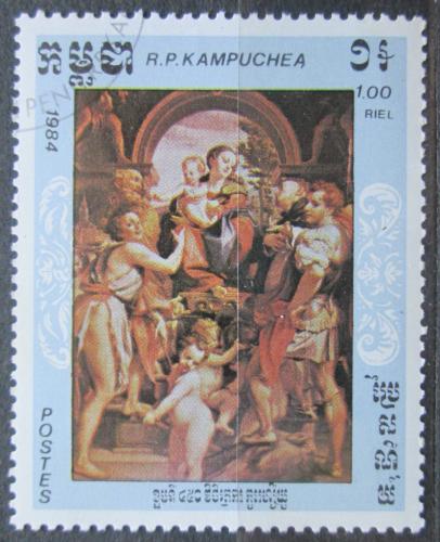 Poštová známka Kambodža 1984 Umenie, Correggio Mi# 623