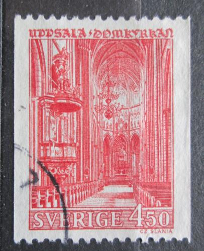 Poštová známka Švédsko 1967 Kostel v Uppsala Mi# 576 C