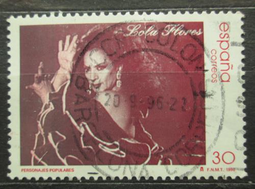 Poštová známka Španielsko 1996 Lola Flores, zpìvaèka Mi# 3290