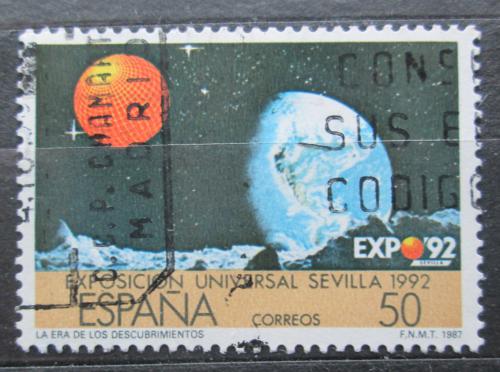 Potov znmka panielsko 1987 Vstava EXPO Sevilla Mi# 2759