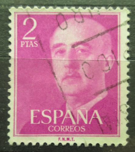Poštová známka Španielsko 1956 Generál Franco Mi# 1082