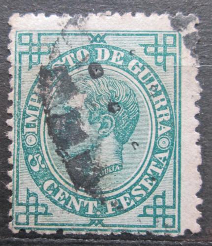 Poštová známka Španielsko 1876 Krá¾ Alfons XII., daòová Mi# 7