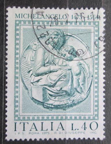 Poštová známka Taliansko 1975 Panna Marie, Michelangelo Buonarroti Mi# 1483