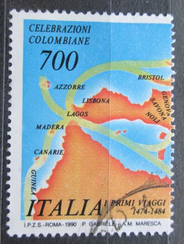 Poštová známka Taliansko 1990 Objevení Ameriky Mi# 2103