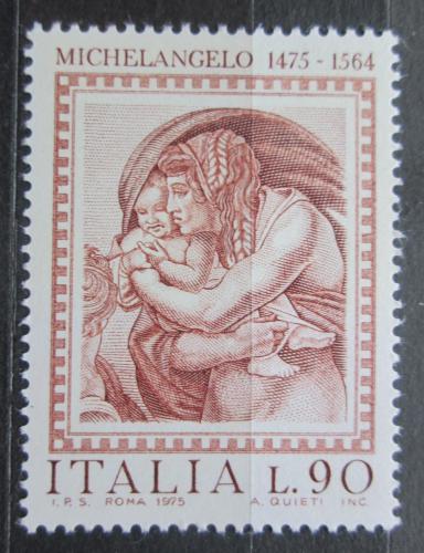 Poštová známka Taliansko 1975 Umenie, Michelangelo Buonarroti Mi# 1485