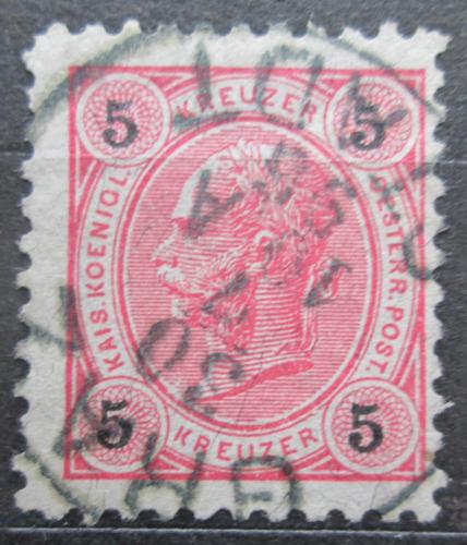 Poštová známka Rakúsko 1890 Cisár František Josef I. Mi# 53