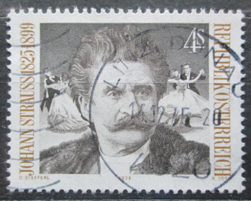 Poštová známka Rakúsko 1975 Johann Strauß, skladatel Mi# 1495